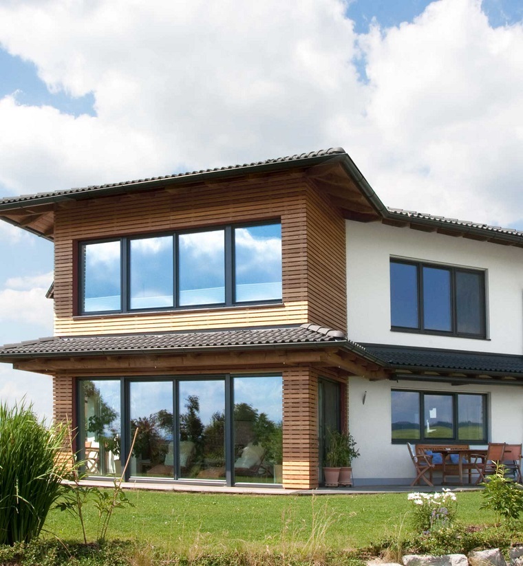 finestre architettura moderna villa campagna