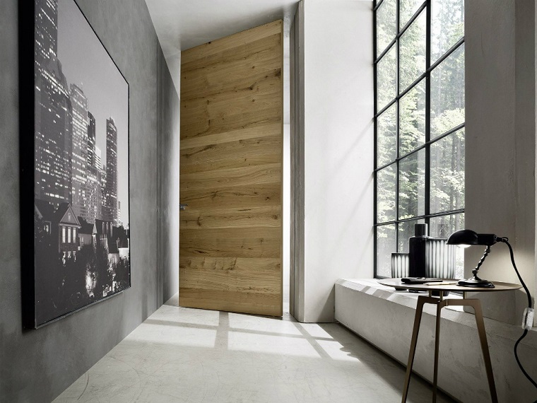 porte interne moderne legno effetto naturale