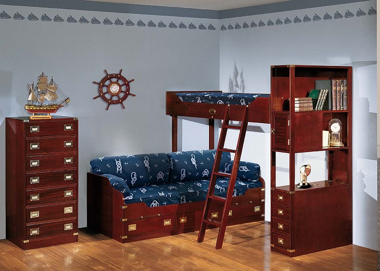 camera ragazzo-stile-classico-mobili-legno