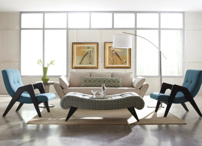 Minimalismo nei soggiorni moderni – idee per arredamento minimal