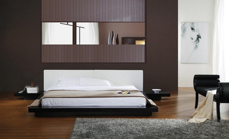 camera da letto moderna idea arredo minimal