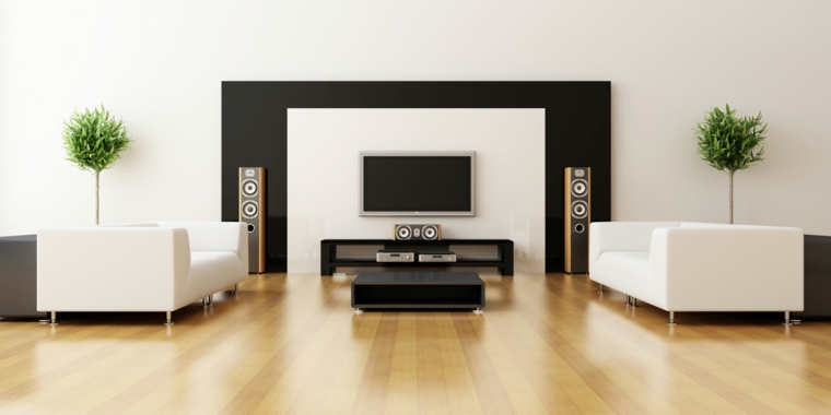 Minimalismo nei soggiorni moderni idee per arredamento minimal Soggiorni moderni bianchi