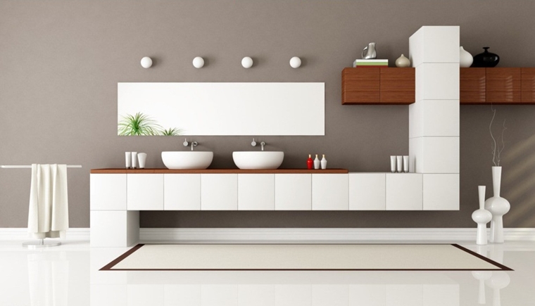 arredo bagno moderno stile minimalista