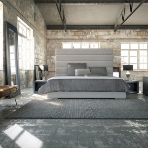 Camera da letto grigia – 42 idee favolose