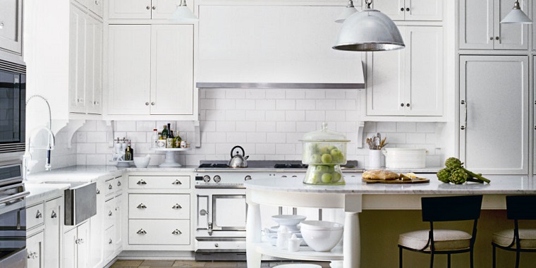 cucine bianche raffinate eleganti design moderno