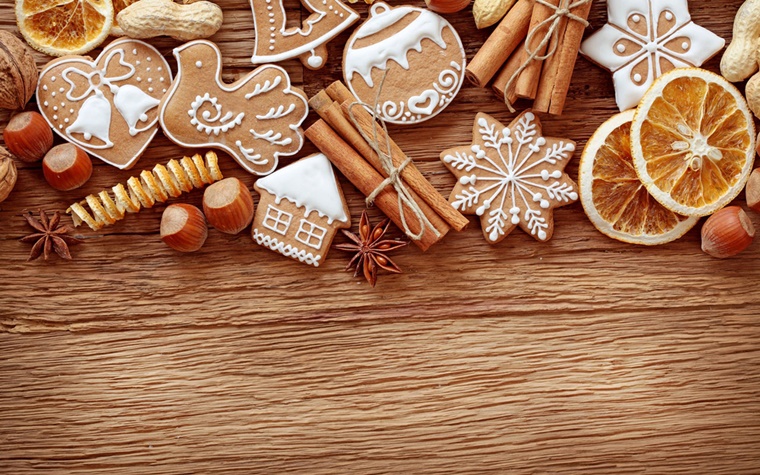 decorazioni natalizie biscotti buonissimi bastoncini cannella