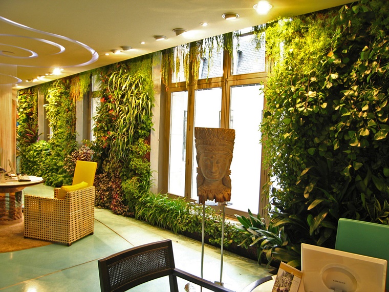 Giardino verticale varie idee per lesterno e linterno archzine.it Giardini verticali per interni