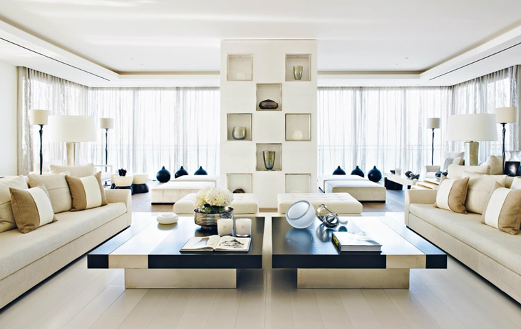 Salotti moderni in stile minimal idee nuove di tendenza Immagini salotti moderni
