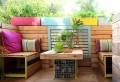 Arredo terrazzo: largo a fantasia e creatività utilizzando i pallet