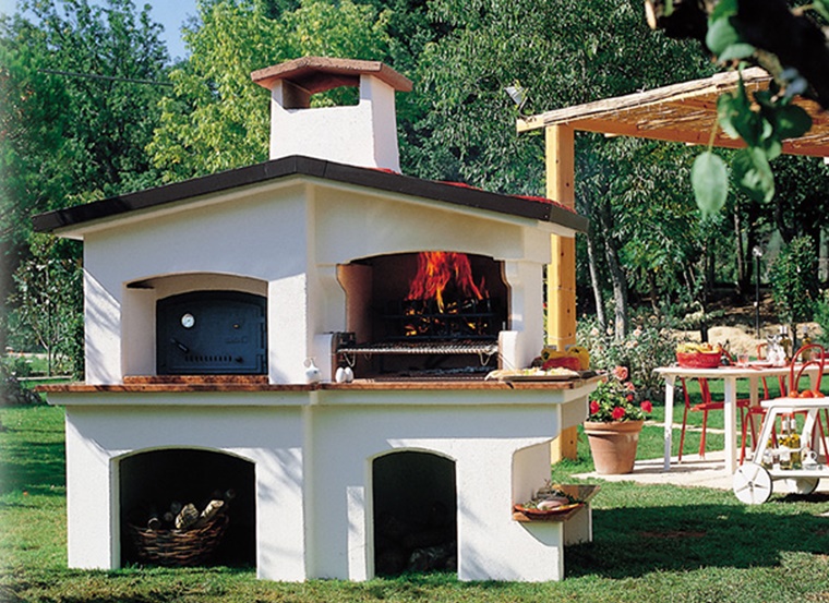 Barbecue in muratura: progetto e costruzione fai da te archzine.it Cucine all aperto in muratura