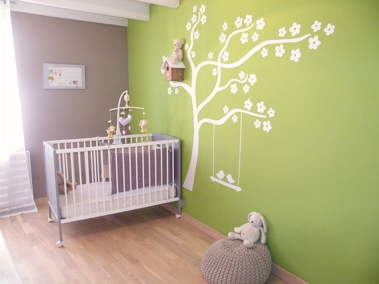 Camerette bimbi, ecco come arredarle con tonalità neutre archzine.it Colori cameretta neonato