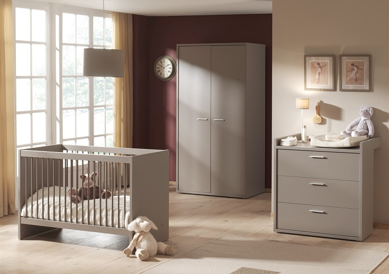 Camerette bimbi, ecco come arredarle con tonalità neutre archzine.it Colori cameretta neonato