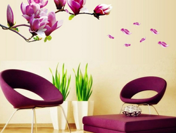 Carta da parati per arredare le pareti in soggiorno – tantissime idee cool