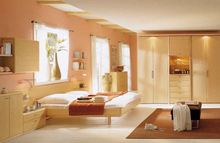 colori pareti tonalita calde tipiche camera letto