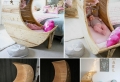 Culle neonati in pallet a forma di mezza luna: sogni d’oro assicurati!