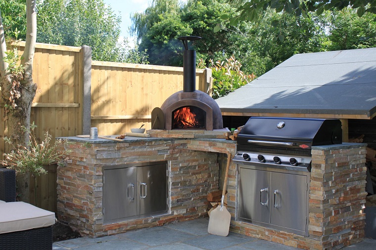 Stunning forno a legna da terrazzo ideas design trends 2017 ... Barbecue forno a legna