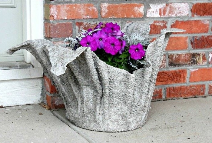 Arredamento giardino e decorazioni fai da te in calcestruzzo