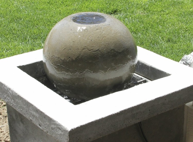 giardino moderno fontata design speciale