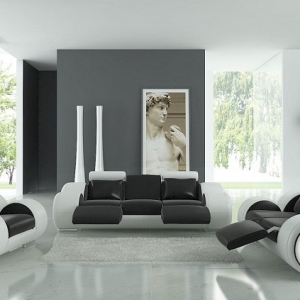 Idee arredo casa in bianco, nero e grigio per uno stile sobrio ed elegante