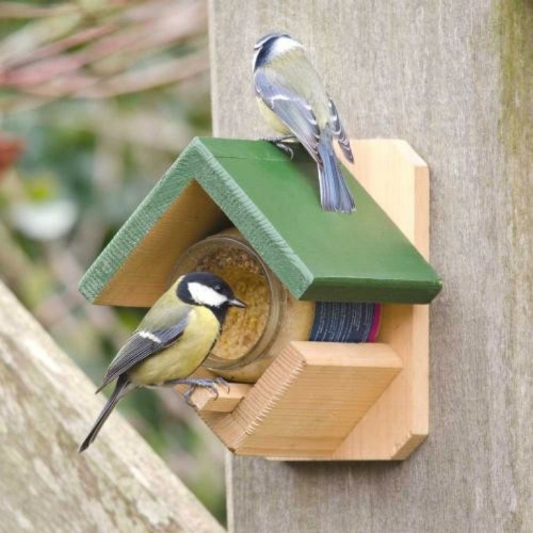 Mangiatoia Per Uccelli Da Esterno – Resistente Alle Intemperie – Capacità 1,5 Kg – Con Tetto Protettivo E Sistema Di Drenaggio