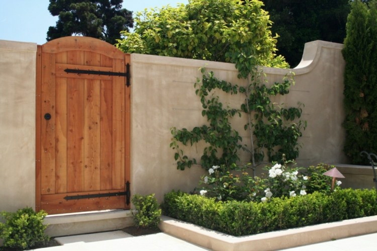 porta giardino pratica semplice legno