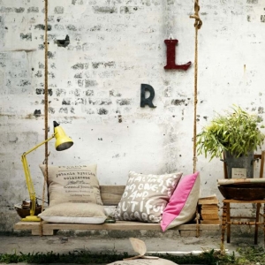 Altalena da giardino in pallet e soluzioni originali fai da te