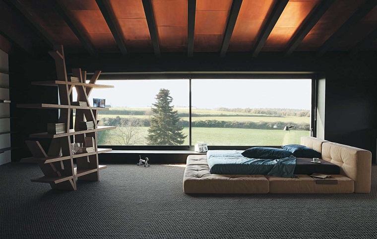 arredamento camera da letto stile minimalista