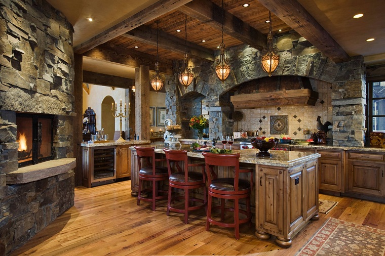 Cucine in muratura rustiche: idee per la casa in campagna archzine.it Le più belle cucine in muratura
