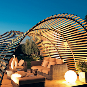 Arredamento per esterni con idee suggestive di design