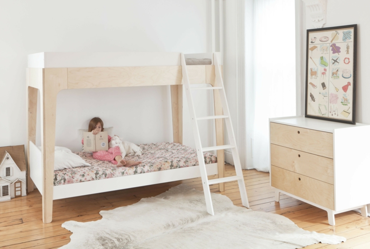camere da letto bianche design semplice dettagli legno