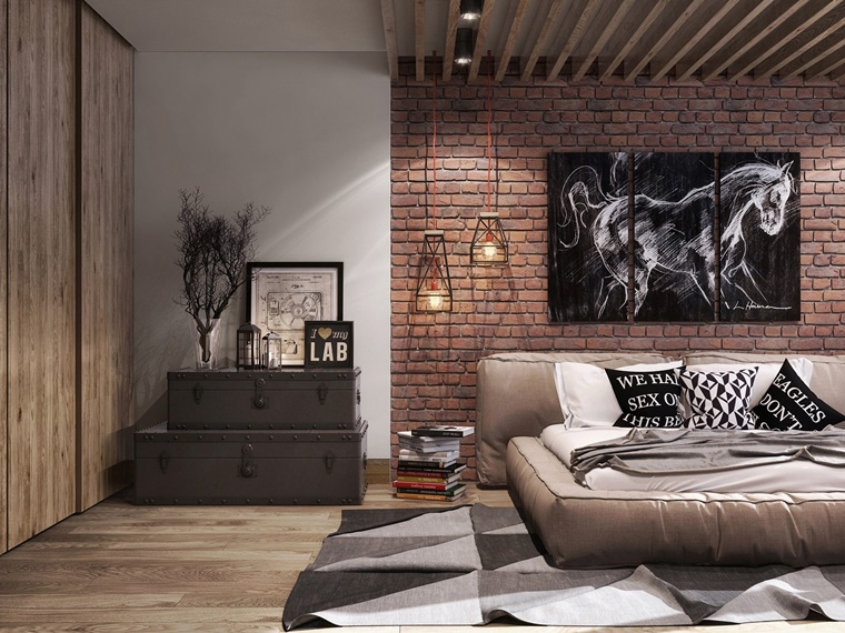 Camere da letto moderne: consigli e idee arredamento di design ... Camera da letto industriale