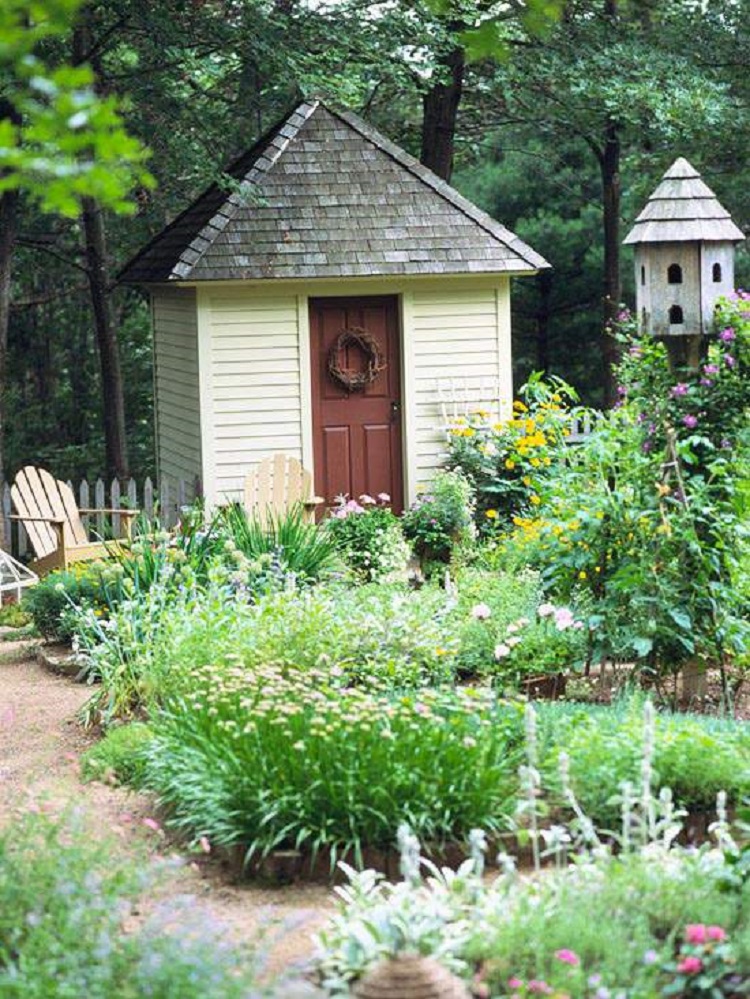 casette di legno proposta semplice decorare giardino