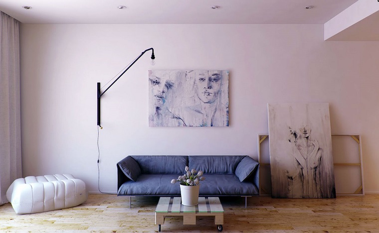 come arredare un soggiorno minimal design
