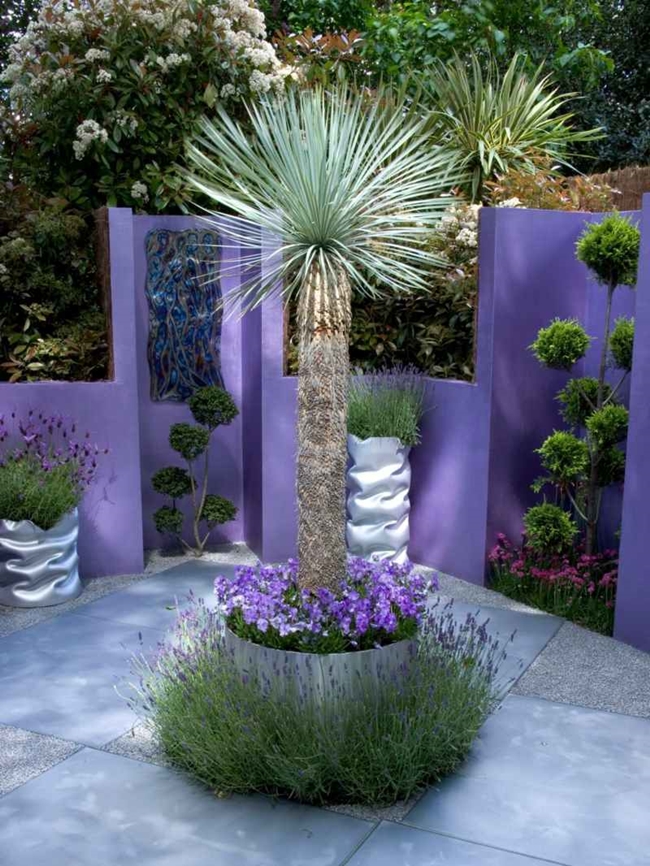 giardini moderni decorati palme particolari