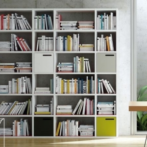 Librerie in cartongesso, input originali e di design per libri e suppellettili