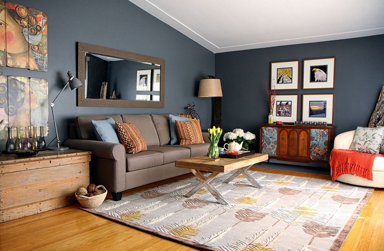 Mobili soggiorno: idee, design, colori e tanto altro ancora ... Idee parete soggiorno