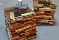 Tavolo con pallet: riciclo creativo fai da te dei bancali di legno