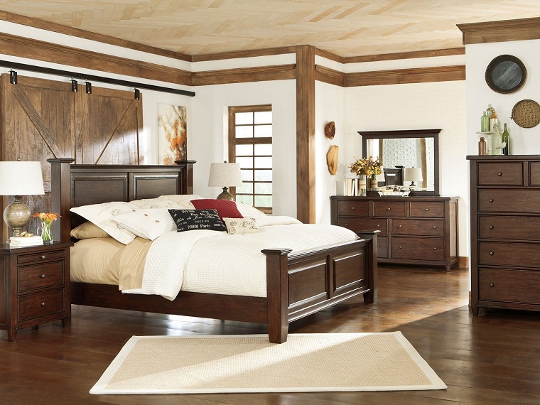 arredamento country camera letto mobili legno