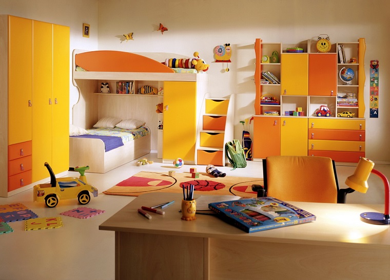 camerette per bambini fresche colorate originali