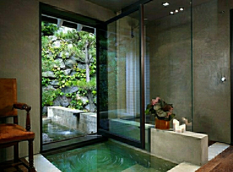 idea originale particolare stile moderno bagno