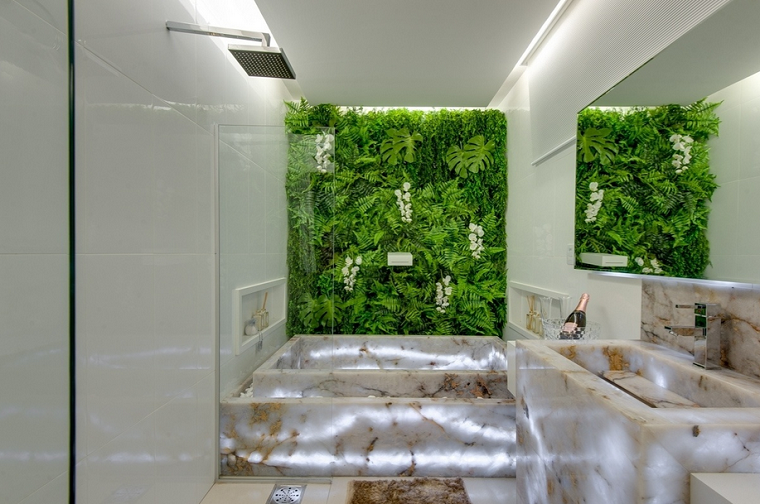 mobili design moderno bagno ispirato natura