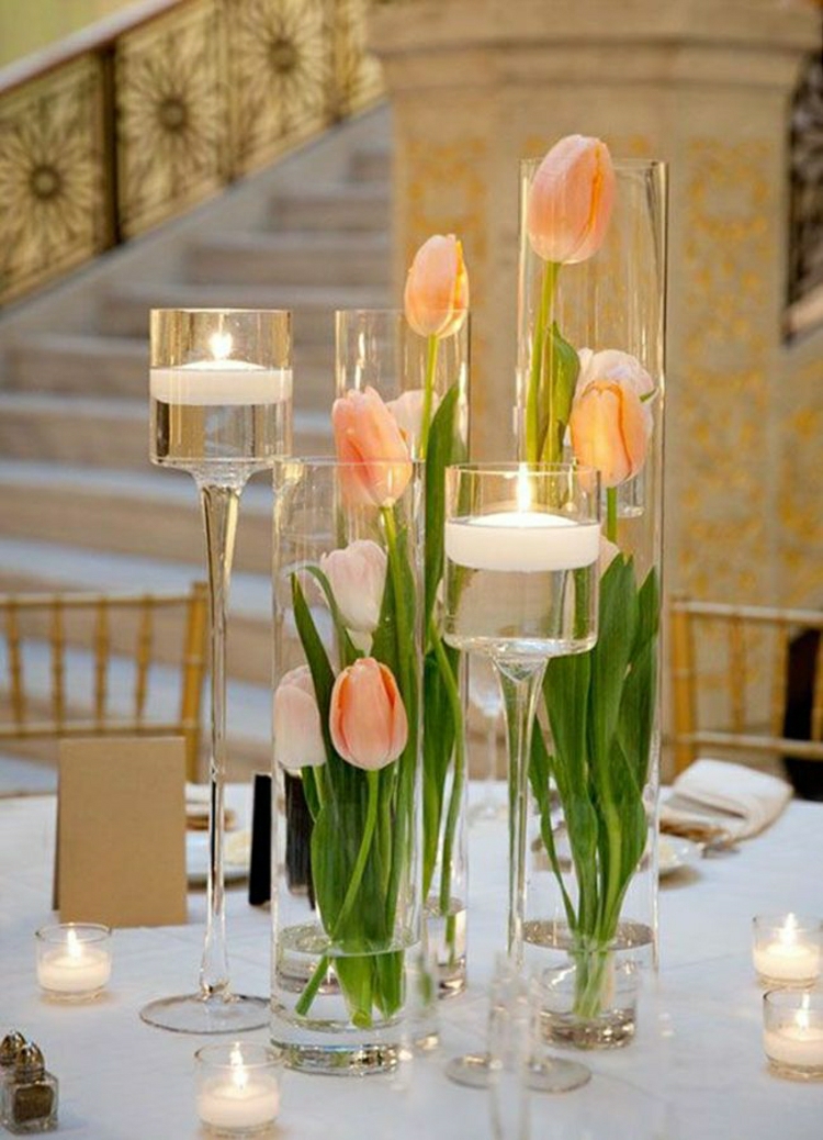 primavera idea fresca colorata decorazione tavolo