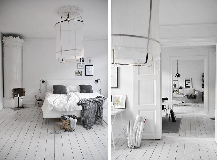 arredamento bianco interior design stile scandinavo idea 