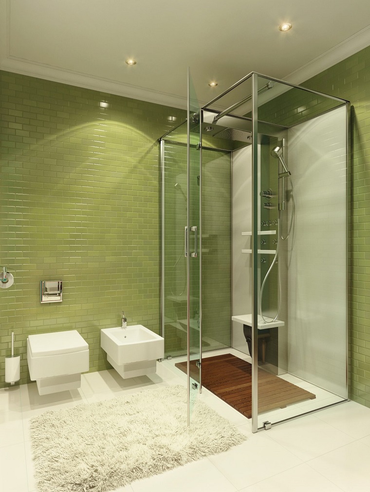 Bagni verde. bagno verde lime n. piastrelle bagno verdi amazing ... Piastrelle bagno verde