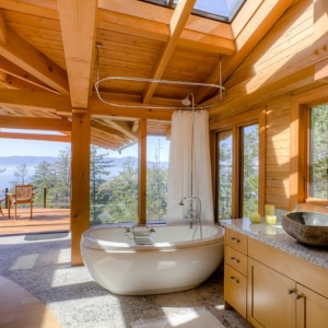 Bagno rustico: il sapore autentico della pietra e il legno