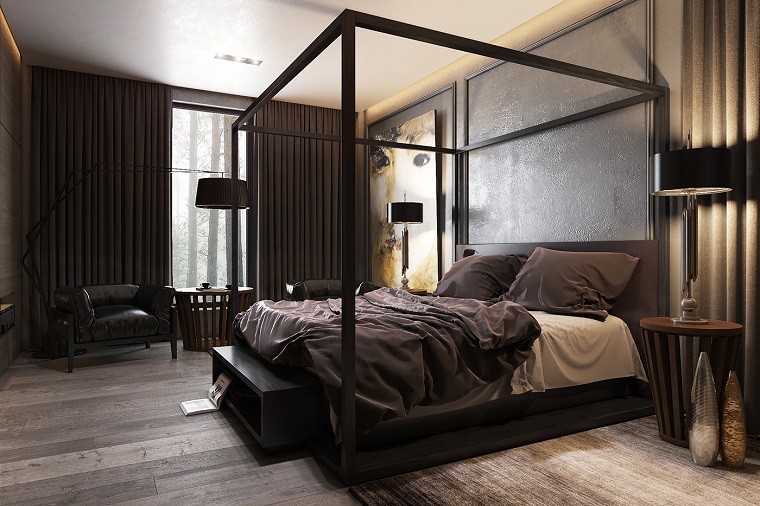 camere da letto moderne struttura legno