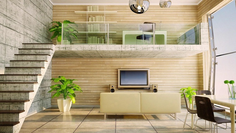 Monolocale con soppalco: un tocco originale per il vostro interior ... Idee arredamento soppalco