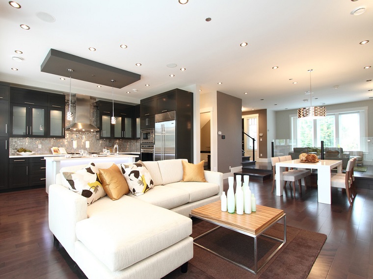 Open space moderno: 24 proposte per un arredamento funzionale e di ... Arredamento moderno elegante