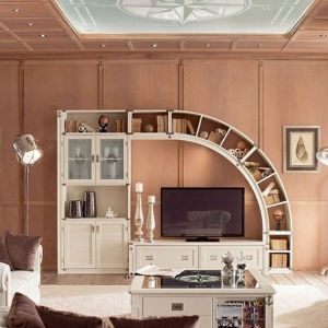 Pareti attrezzate classiche: idee per un complemento d’arredo funzionale