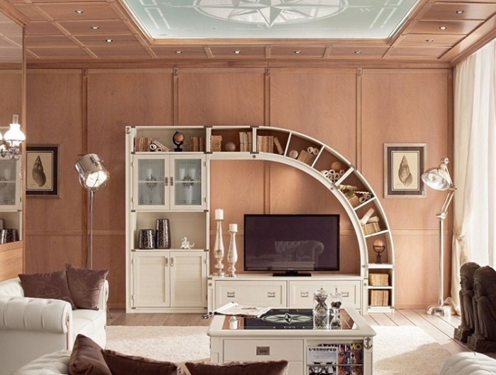 Pareti attrezzate classiche: idee per un complemento d’arredo funzionale